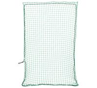 vidaXL Trailer Net with Elastic Rope - 5x3.5 m UV-Resistant Green PP Cargo Mesh for Safe Transport - Versatile Fit for Trailers, Trucks, SUVs, Roof Racks - 45x45 mm Mesh Opening, 3 mm Cord Thickness