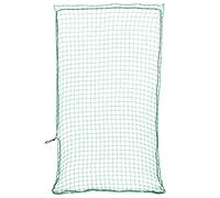 vidaXL Trailer Net with Elastic Rope - Green Cargo Mesh 2.5x1.5 m, Tear-Resistant UV-Resistant PP Net for Trailers, Trucks, SUVs, Roof Racks