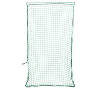 vidaXL Trailer Net Cargo Mesh Green PP 6x3 m - Elastic Rope, Tear-Resistant, UV-Resistant, Weatherproof, Universal Fit for Trailers/Trucks/SUVs/Roof Racks