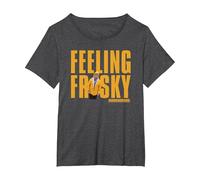 Trailer Park Boys Bubbles Feeling Frisky T-Shirt, Women's Plus, Dark Heather Grey, 6X