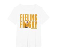 Trailer Park Boys Bubbles Feeling Frisky T-Shirt, Women's Plus, White, 5X