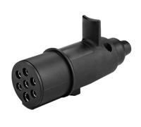 Trailer Plug Adapter 24V 7 Pin N Type Towing Connector Compatible With Trailer Caravan