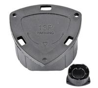 Trailer Plug Holder - Socket Mount Cover, Waterproof Cap Protector | 13 Pin Trailer Plug Storage Bracket, Electrical Cable Lock Adapter Guard for Towbar, RVs