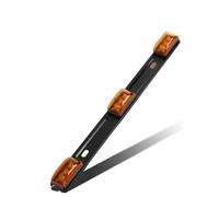 Trailer Rear Lights Tail 12LED Universal Car Taillights DRL LED Bar Red Brake Turn Signal Lights Roof Ceiling Side Marker Lamps Truck Trailer Accessories Indicator Lighting(Amber)