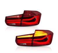 Trailer Rear Lights Tail 2PCS For BMW F35 F30 318i 318Li 320i 3 Series 2013-2018 Of Full LED Car Tail Light Assembly Turn Signal With Sequential Indicator Indicator Lighting(A Red 2PCs)