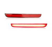 Trailer Rear Lights Tail 2PCS For Dodge For Challenger 2015-2022 Lens Red LED Car Bumper Reflector Lights Tail/Brake Lights Rear Fog Lights Indicator Lighting(Red Lens)