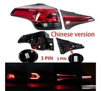 Trailer Rear Lights Tail 4 Pcs For Toyota For RAV4 2016 2017 2018 LED Rear Tail Light Rear Warning Brake Fog Light Turn Signal Lamp Car Accessories Indicator Lighting(Chinese version)