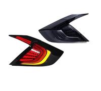 Trailer Rear Lights Tail Car Lights LED Tail Lamp For Civic 10th Gen Sedan 2016 2017 2018 2019 2020 Rear Tail Light Dynamic DRL Smoke Indicator Lighting(Taillights Style 4)