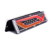 Trailer Rear Lights Tail For Car Lorry Trailers Bright LED Truck Tail Rear Lamp Lights Mulfunctions Reversing Lighting W/Brake Stop Stream Turn Signal Indicator Lighting(F)