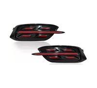 Trailer Rear Lights Tail For Civic 10th Gen 2016-2020 Sedan Rear Lamp Dynamic DRL Turn Signal Carbon Fiber Bumper Reflector Fog Lights Indicator Lighting(CF Red)