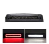 Trailer Rear Lights Tail For Dodge For Ram 1500 2500 3500 4500 5500 2002-2018 LED High Mount Brake Light LED Ring Light Guide High Mount The Third Brake Lamp Indicator Lighting(Black For 2010-2018)