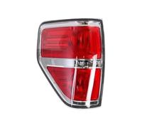 Trailer Rear Lights Tail For F150 SVT For Raptor 2009 2010-2014 Car Taillight Assembly Rear Bumper Tail Light Rear Stop Brake Lamp Rear Turn Signal Fog Lamp Indicator Lighting(Silver Only Left)