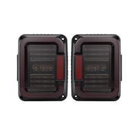 Trailer Rear Lights Tail For Jeep For Wrangler JK JKU 2007-2018 LED Tail Lights DRL Brake Reverse Turning Lamps 12v Approved Accessories For The Car Indicator Lighting(EURO AMBER VERSION,01 Smoked)