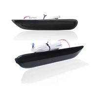 Trailer Rear Lights Tail For Nissan For Pathfinder For Rogue 2011 2012 2013 2014 2015 2016 2017 2018 LED Bumper Reflector Lights Function As Tail Brake & Rear Fog Lamp Indicator Lighting(Smoked Lens)