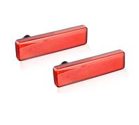 Trailer Rear Lights Tail For Nissan For Primastar 2001-up Red/Black Lens LED Rear Bumper Reflector Tail Light Red Indicator Lighting(2PCS Red Lens)