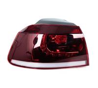 Trailer Rear Lights Tail For VW For Golf 6 R20 GTD GTI 2008 2009 2010 2011 2012 2013 Rear Bumper Lamp Wthout Rhythm Reverse Brake Light LED Tail Light Car Accessorie Indicator Lighting(Outside Left)
