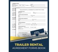 Trailer Rental Agreements Forms Book: Standard Commercial Mobile Storage Lease Contracts Between The Trailer Owner and The Renter | 50 Forms