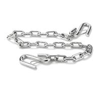 Trailer Safety Chain Tie down Bow Safety Chain Transport Tow Chains | 3500lbs Towing Wire Ropes with Double Spring Clip Hooks Heavy Duty Marine Boat Trailer Safety Chain for Industrial Camping