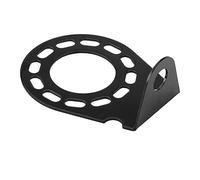 Trailer Socket Bracket High Strength Anti-rust Black Socket Mounting Plate For European Style 7 Pin 13 Pin