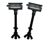 Trailer Spare Tire Mount Hook Set Steel Threaded Storage Brackets 2 Pack for E-Track Garage Wall Shelf Utility Use Spare Wheel Hanger Bracket Trailer Storage Hook E Track X