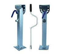 Trailer Stabilizer Jack Adjustable Leveling Caravan Parking Support Motorhome Camping Accessories RV Parts Trailer Prop Stands for Trailers, Boats, Campers(2PCS)