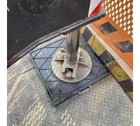 Trailer Stabilizer Jack Pads - Heavy-Duty Non-Slip Leveling Pads for Cranes, Wreckers, Fire Engines - Outrigger Stabilizing Pads with Handle