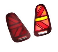 Trailer Tail Lights Compatible With BMW For Mini For Cooper For R50 R52 For R53 2001 2002 2003 2004 2005 2006 Union Jack Style Tail Light Turn Signal Backup(Red Lens)