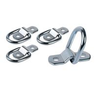 Trailer Tie Down Bolt-On D Rings，Tie Down D Ring 10pcs Rivet Clip Retaining Ring Trailer Anchor Truck Marine Rope Fastener for Accessories