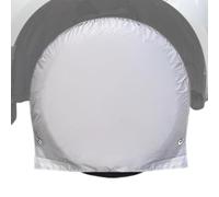 Trailer Tire Covers UV Resistant Spare Tire Covers for Trailers | 210D Silver-Coated Oxford Dustproof Automotive Wheel Protector Fits 27-29in Tires