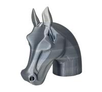 Trailer Tow Hitch Cover - 6.9x14x13cm Horse Head Vehicle Decorative Cap | 3D Fun Trailer Receiver Dust Cover, Rustproof Car Ornament For Sedans Trucks Road Trips Camping Holidays