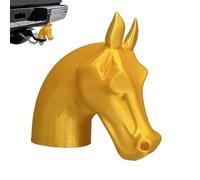 Trailer Tow Hitch Cover - 6.9x14x13cm Horse Head Vehicle Decorative Cap | 3D Fun Trailer Receiver Dust Cover, Rustproof Car Ornament For Sedans Trucks Road Trips Camping Holidays
