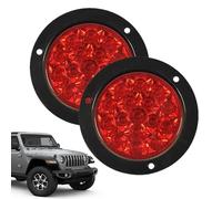 Trailer Turn Signal Lights - LED Stop Turn Tail Lights Integrated Backup Reverse | LED Trailer Trucks Halo Brake Stop Running Signal Tail for Rv/Van