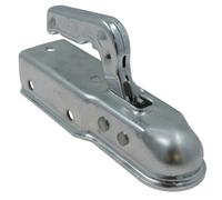 Trailer Unbraked Hitch Coupling For 60mm square Box Pressed Steel Max 1300kgs