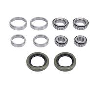Trailer Wheel Hub Bearing Kit Professional LM11949 LM11910 LM67048 LM67010 Premium Chrome Steel Alloy Bearings for 1 1/4in 3/4in Axles Trailer Wheel Hub 2 Sets