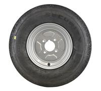 Trailer Wheel Rim and Tyre 5.00 x 10 6 PLY 4" PCD 78N Tubeless 4 Stud TRSP40