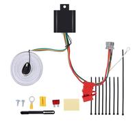 Trailer Wiring Harness for 2005-2010 Honda Odyssey 4-Way Flat Tow Hitch Wiring for Trailer Light Hook Up, Plug and Play Vehicle Side Custom 4 Pin Towing Replacement Wire for 56161 T-Connector