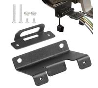 Trailer Wiring Mounting Kit - Heavy-Duty Plug Rack - Trailer Secure Plug Holder Mounting Bracket | Robust Hitch For Rv Car Garage Replacement Vehicle Standard 4-Pin Flat Connectors Socket