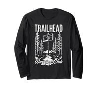 Trailhead Wagging Club Adventure Outdoor Dog Trekkers Hikers Long Sleeve T-Shirt