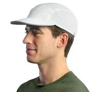 TrailHeads Men's Hat - 5 Panel Hat - Men's Summer Hats for Running, Hiking, Golf - White