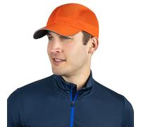 TrailHeads Performance Mens Running Hat - Lightweight, Quick Dry Workout Hats for Men - Athletic Sports Cap for Tennis, Gym Orange