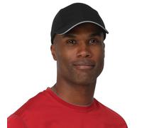 TrailHeads Performance Mens Running Hat - Lightweight, Quick Dry Workout Hats for Men - Athletic Sports Cap for Tennis, Gym Black