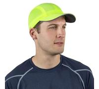 TrailHeads Performance Mens Running Hat - Lightweight, Quick Dry Workout Hats for Men - Athletic Sports Cap for Tennis, Gym Yellow