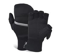TrailHeads Women's Convertible Mittens, Black, Small/Medium,