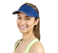 TrailHeads Women's Performance Sun Visor Hat for Running, Golf & Sports | Zero Pressure Brim, Sunglasses Slots, Adjustable Fit, Moisture Wicking, Designed for Aerobic Activities