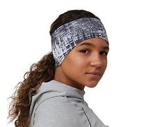 TrailHeads Women's Print Ponytail Headband - Made in USA - grey matrix