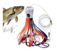 Trailing Lures for , Simulation Squid Lure Fish Bar - Fishing Accessories Soft Lure for Father Trout Night Surfcasting Man Pike perch Marigane Kayak Catfish Passionate