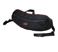 TrailMax 500 Series Insulated & Padded Cantle Horse Saddle bag for Trail Riding; Padded & Insulated Trail Bags; Insulated & Padded Cantle Bag for Western & Endurance Saddles, Red Piping