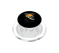 TRAILS NEVER LIE Mountain Biker Sunset Scene PopSockets PopGrip for MagSafe