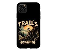 TRAILS NOT TALES Funny Mountain Biker Adventure Case for iPhone 11 Pro Max