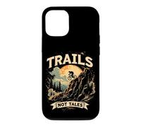 TRAILS NOT TALES Funny Mountain Biker Adventure Case for iPhone 12/12 Pro